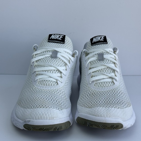 NIKE Flex Experience RN 6 Men's Running Shoes 881802-100 White/Wolf Grey NWD - Picture 2 of 9